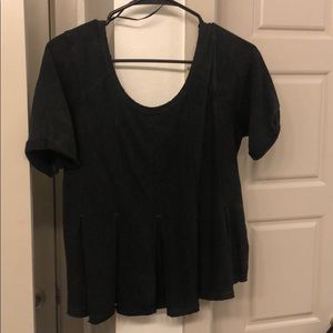 Free people peplum T-shirt top